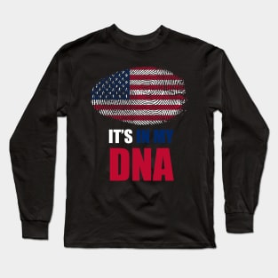 It's in my DNA America USA Long Sleeve T-Shirt